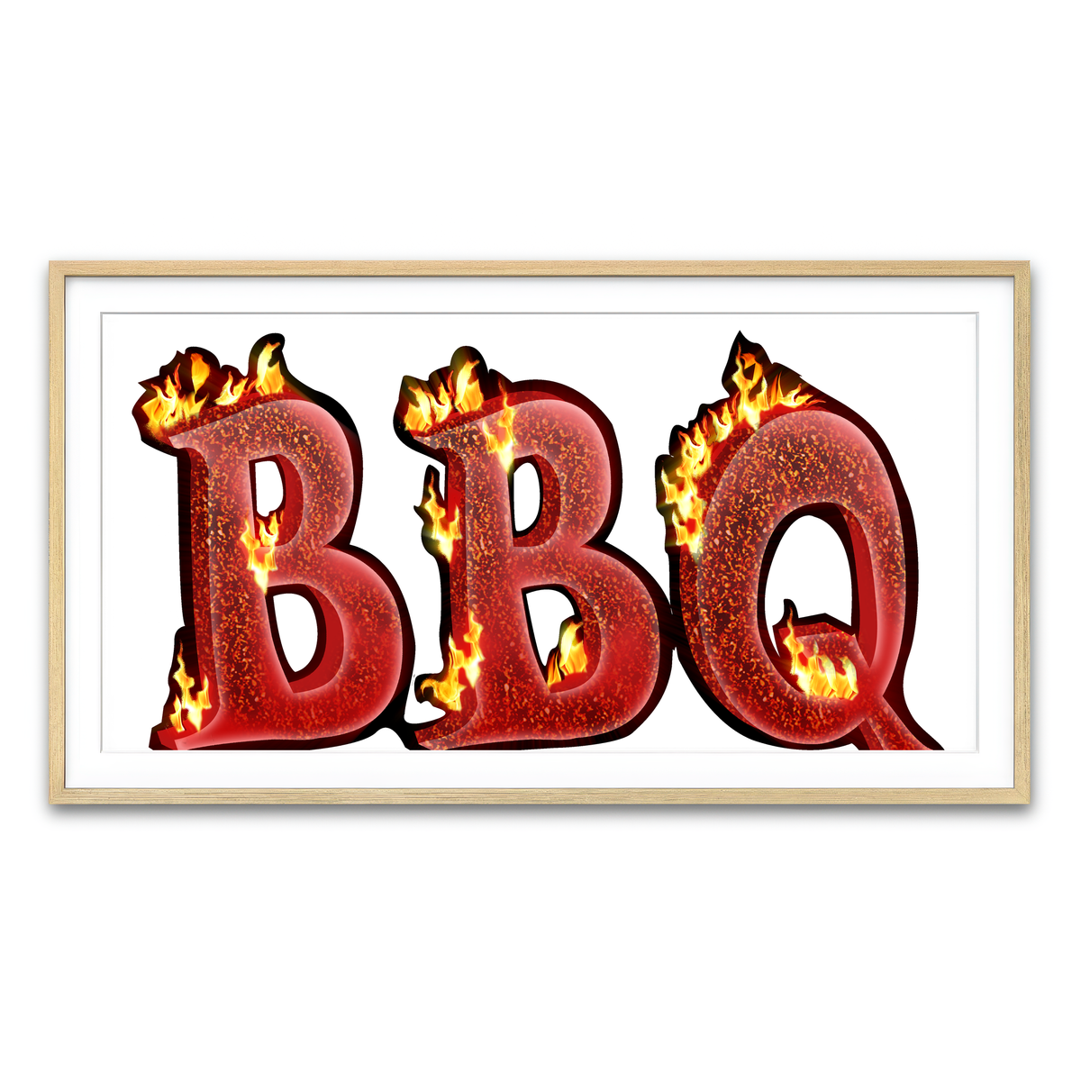 Framed Print 2x1 Natural