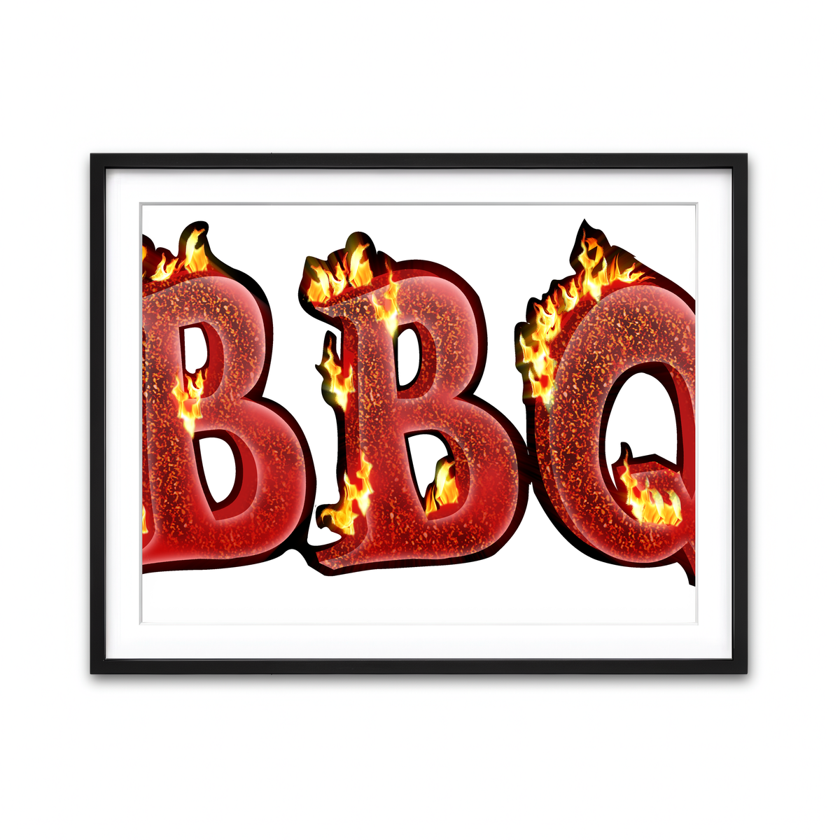 Framed Print 4x3 Black