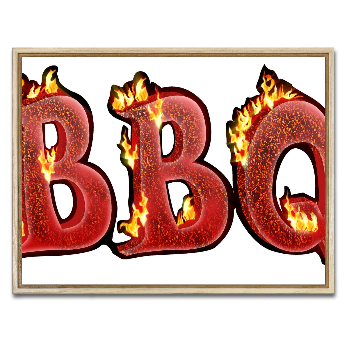 AUTO-MOCKUP WHITE | BBQ | 1 Piece | Natural Framed Canvas | group=4x3