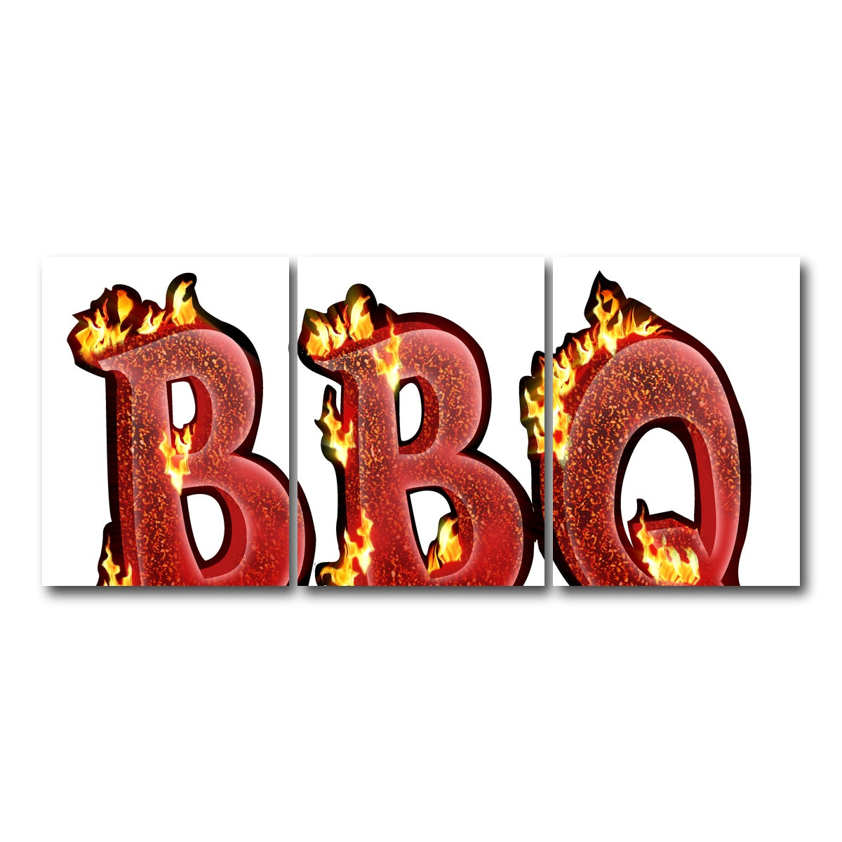 AUTO-MOCKUP WHITE | BBQ | 3 Piece | Gallery Wrap Canvas | group=18x24