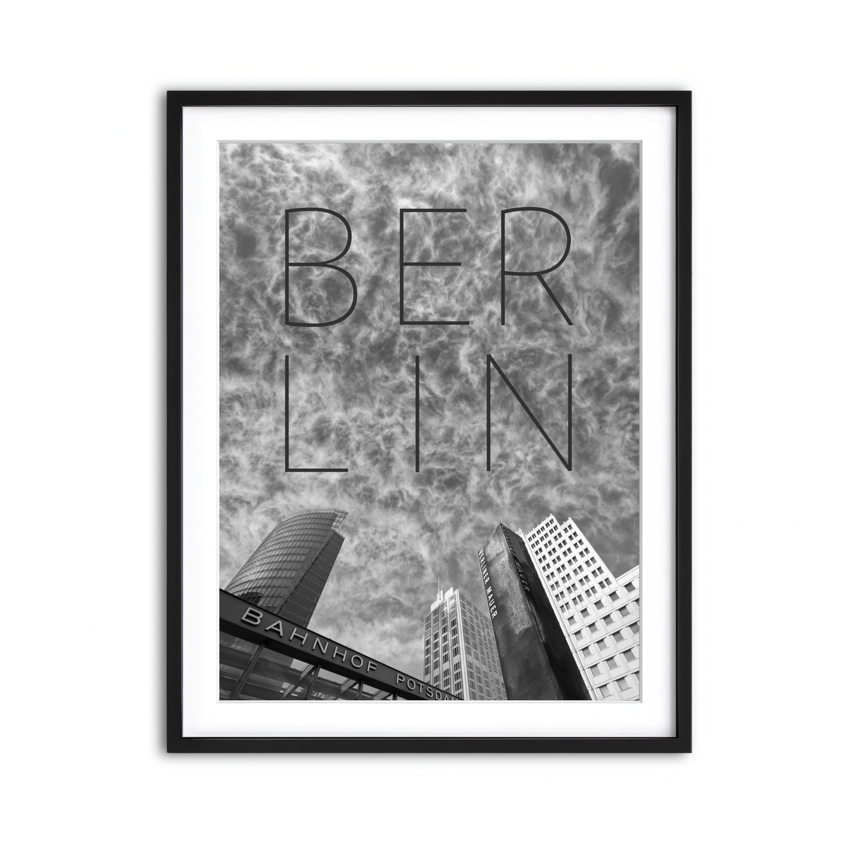 Framed Print 3x4 Black