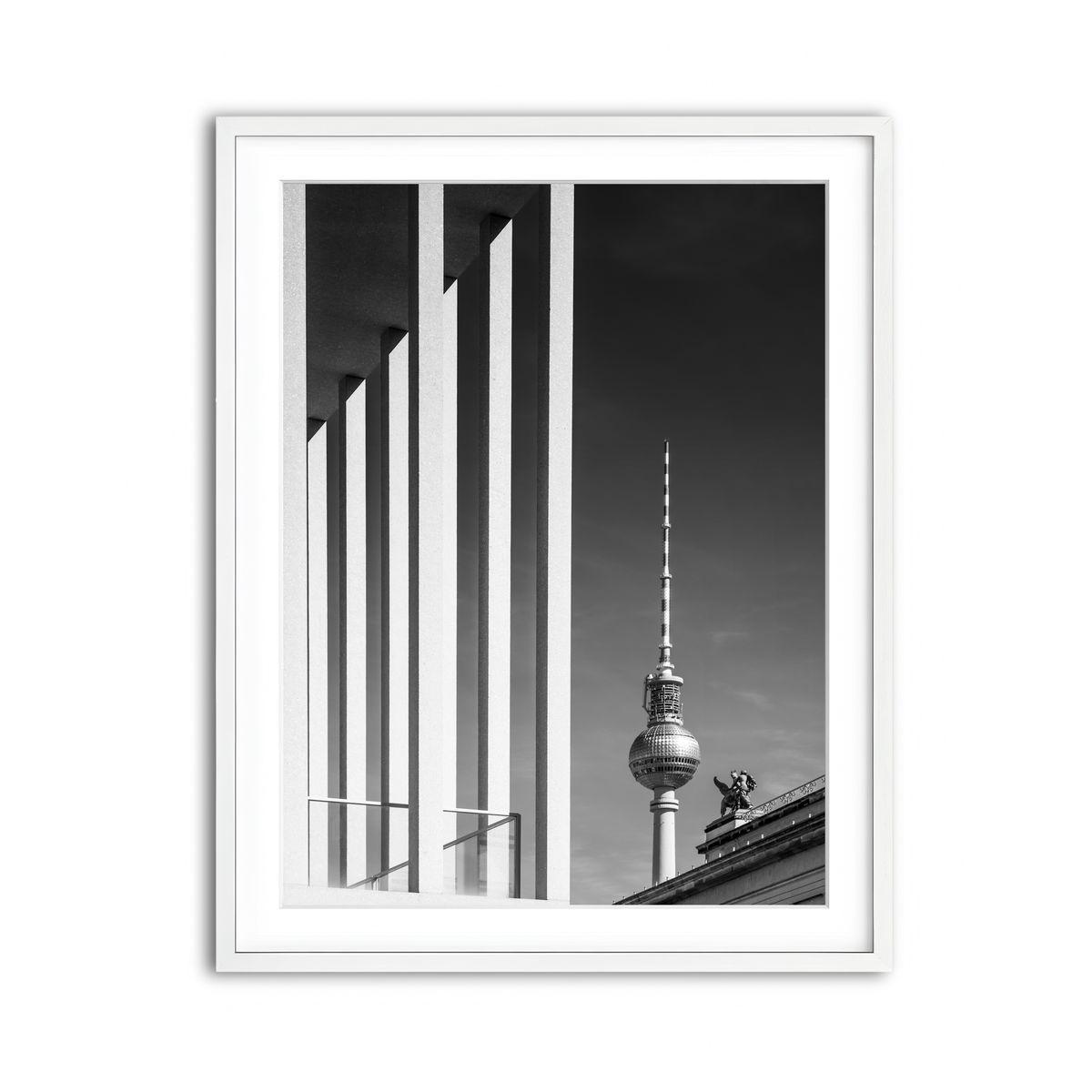 Framed Print 3x4 White