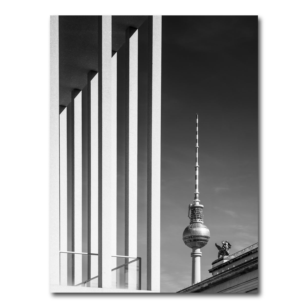 AUTO-MOCKUP WHITE | BERLIN TV Tower & Museum Island | 1 Piece | Gallery Wrap Canvas | group=3x4
