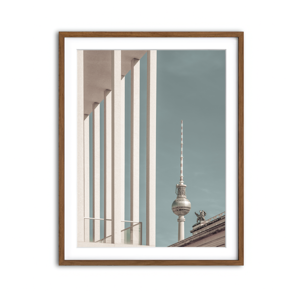 Framed Print 3x4 Walnut