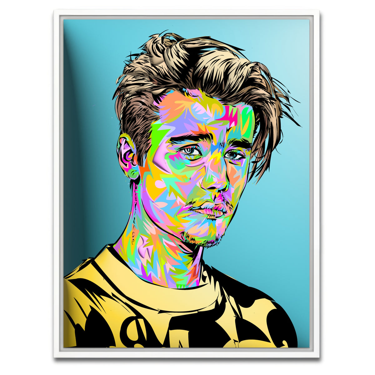 AUTO-MOCKUP WHITE | BIEBER Color | 1 Piece | White Framed Canvas | group=3x4