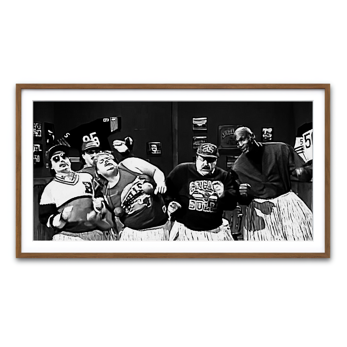 Framed Print 2x1 Walnut