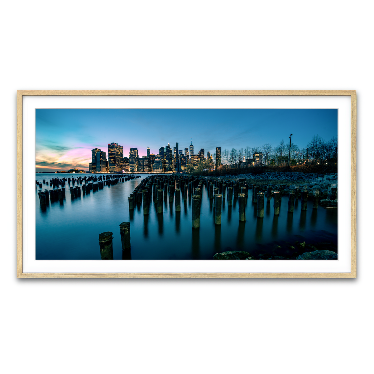Framed Print 2x1 Natural