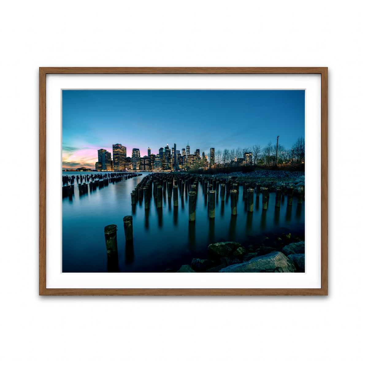 Framed Print 4x3 Walnut