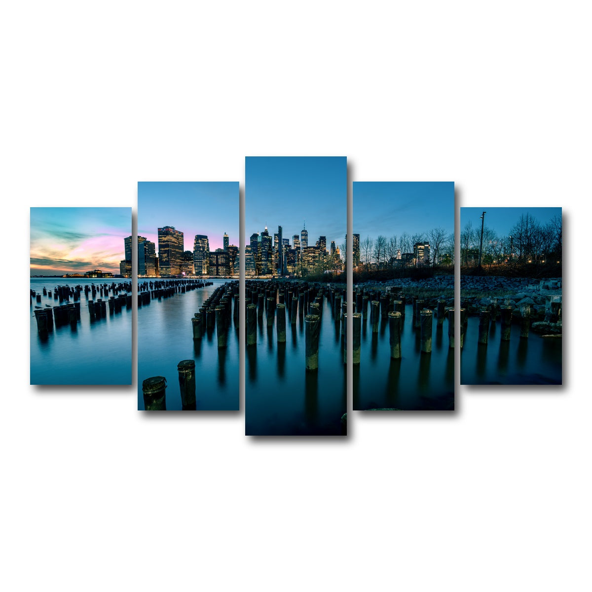 AUTO-MOCKUP WHITE | BK Pier | 5 Piece | Gallery Wrap Canvas | group=5_normal