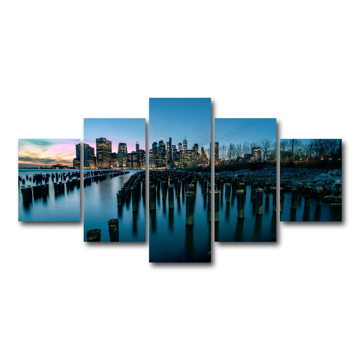 AUTO-MOCKUP WHITE | BK Pier | 5 Piece | Gallery Wrap Canvas | group=5_short