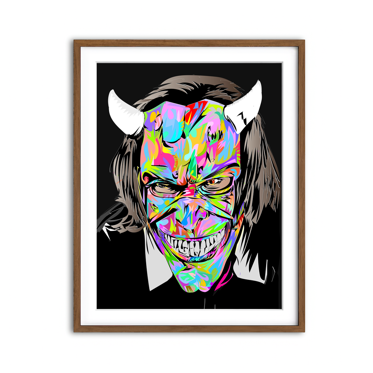 Framed Print 3x4 Walnut