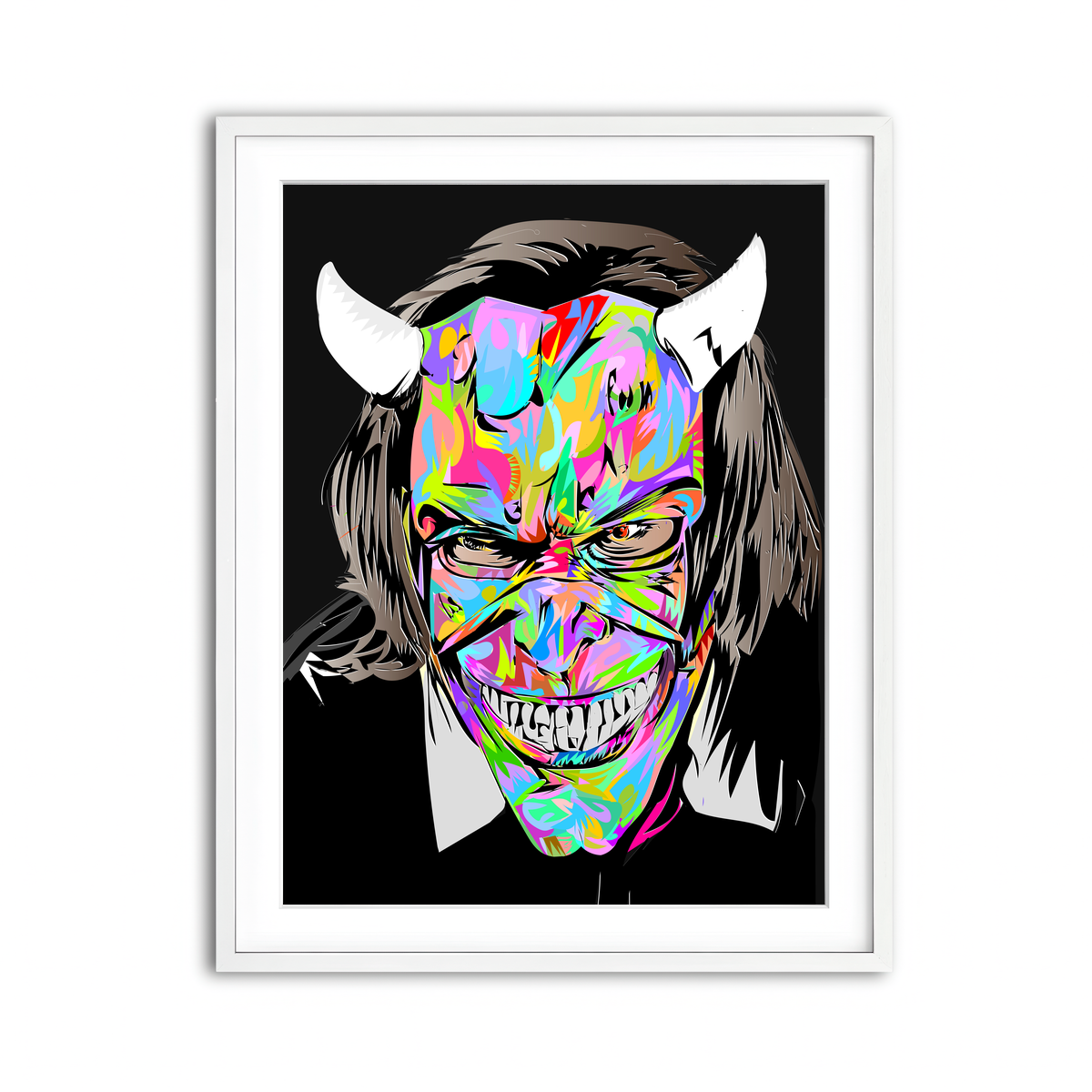 Framed Print 3x4 White