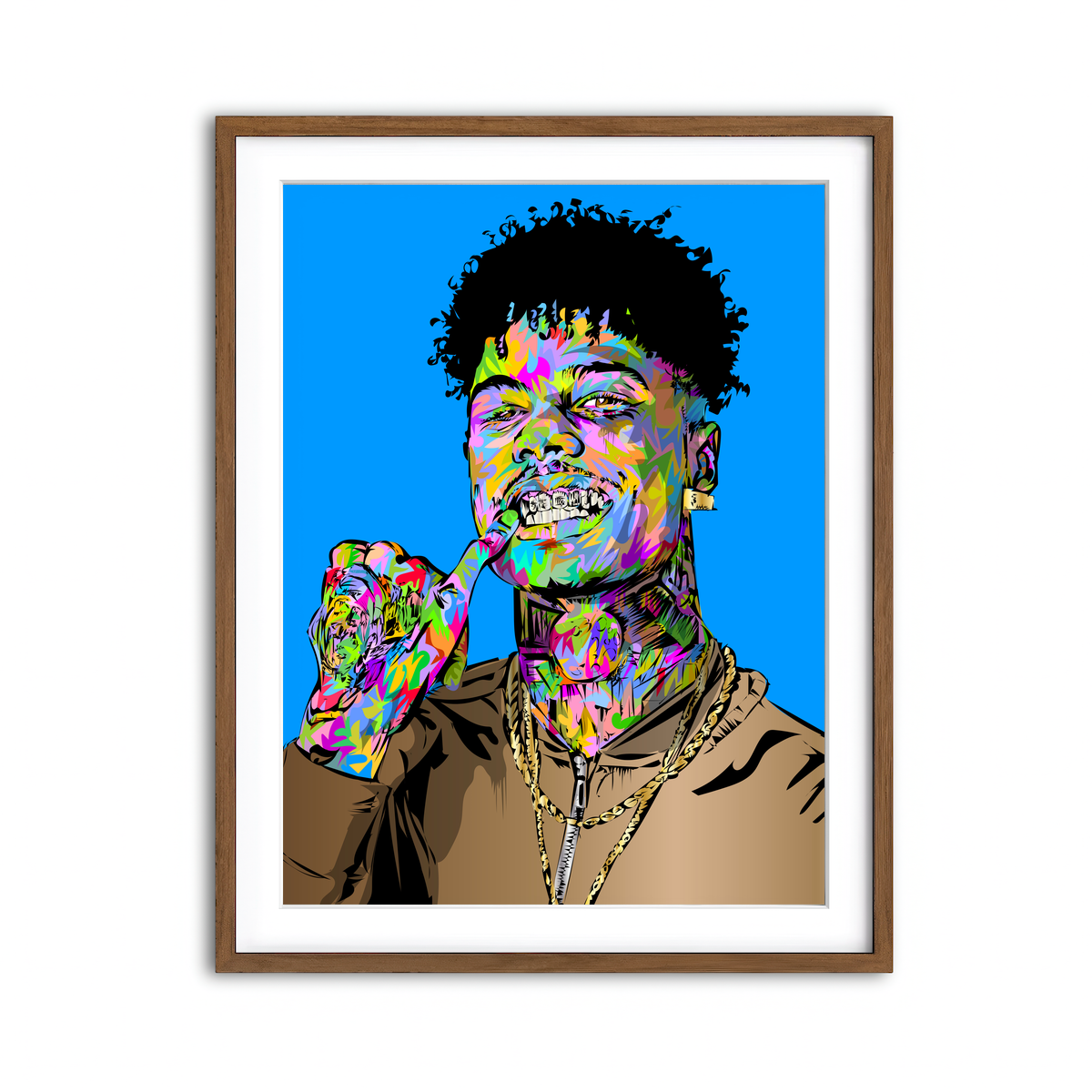 Framed Print 3x4 Walnut