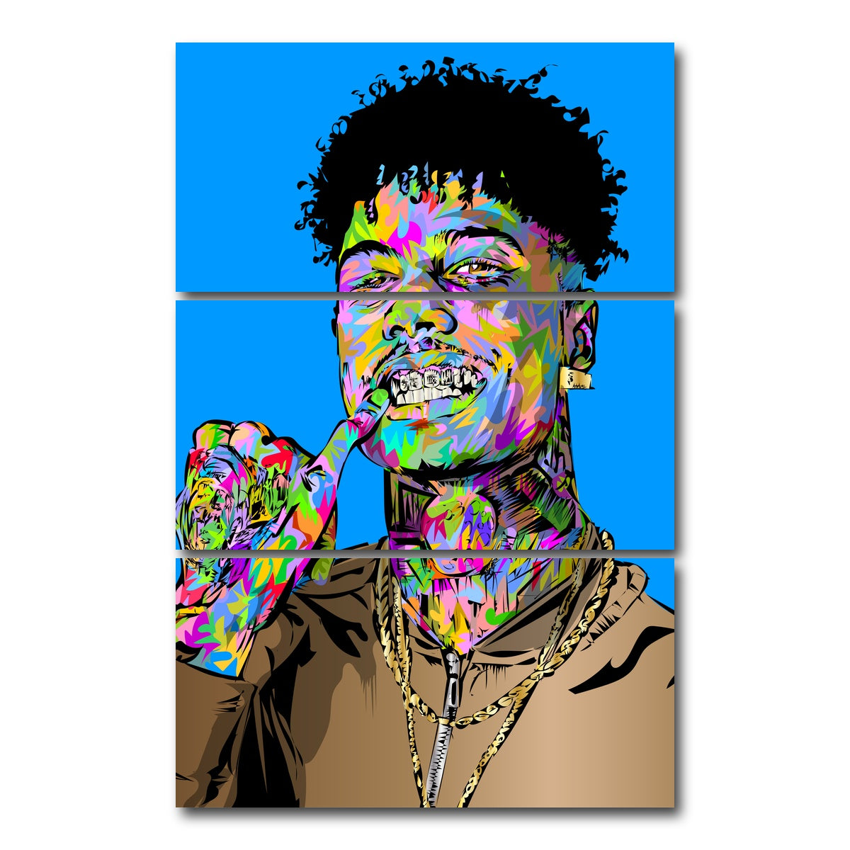 AUTO-MOCKUP WHITE | BLUE FACE | 3 Piece | Gallery Wrap Canvas | group=12x24_stacked