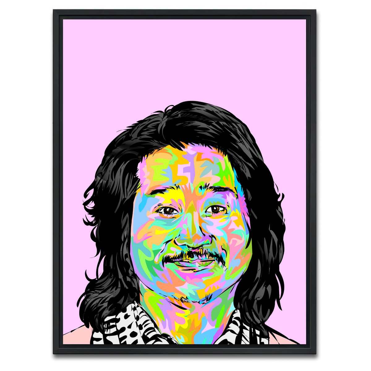 AUTO-MOCKUP WHITE | BOBBY LEE | 1 Piece | Black Framed Canvas | group=3x4