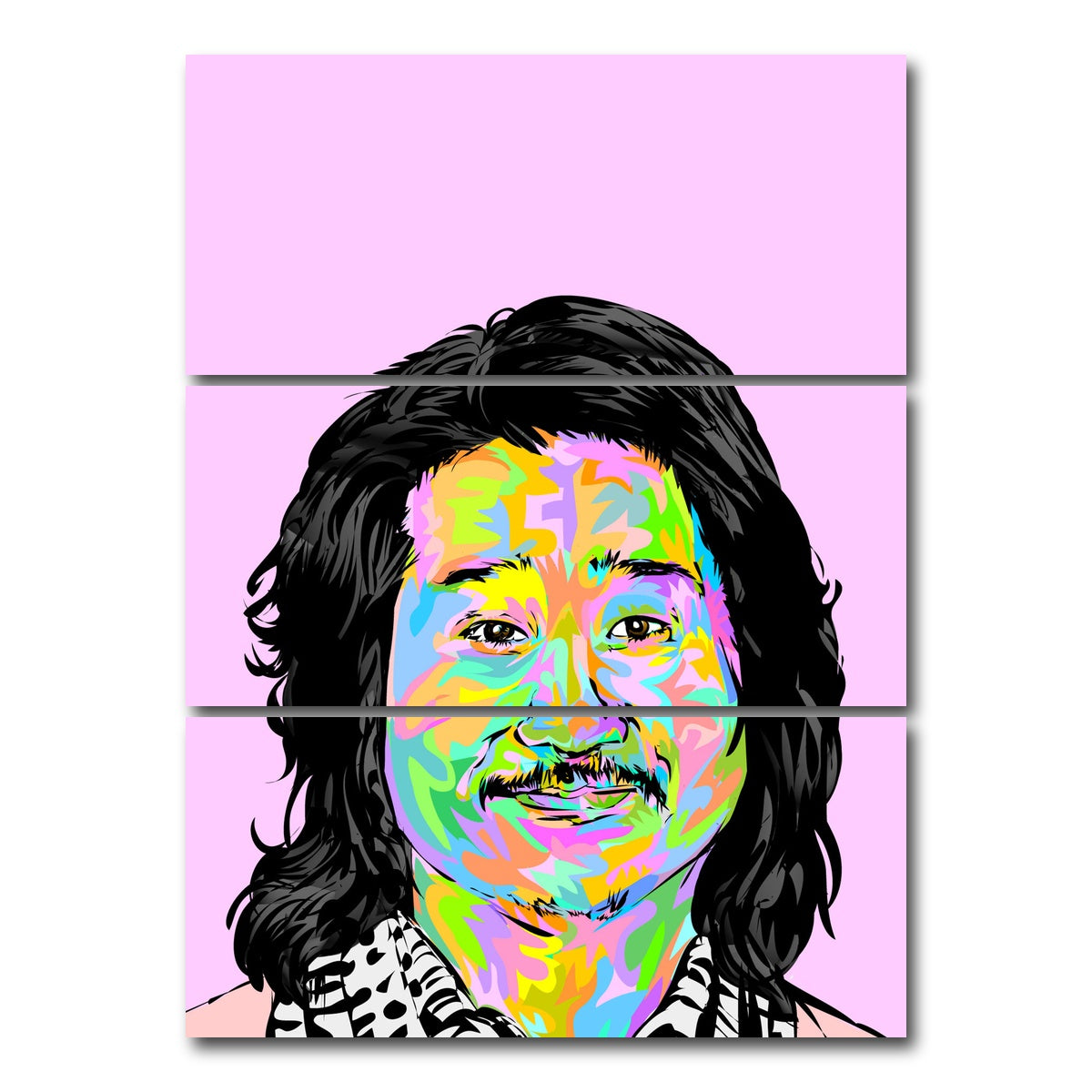 AUTO-MOCKUP WHITE | BOBBY LEE | 3 Piece | Gallery Wrap Canvas | group=8x18_stacked