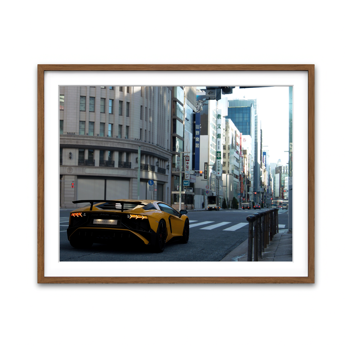 Framed Print 4x3 Walnut