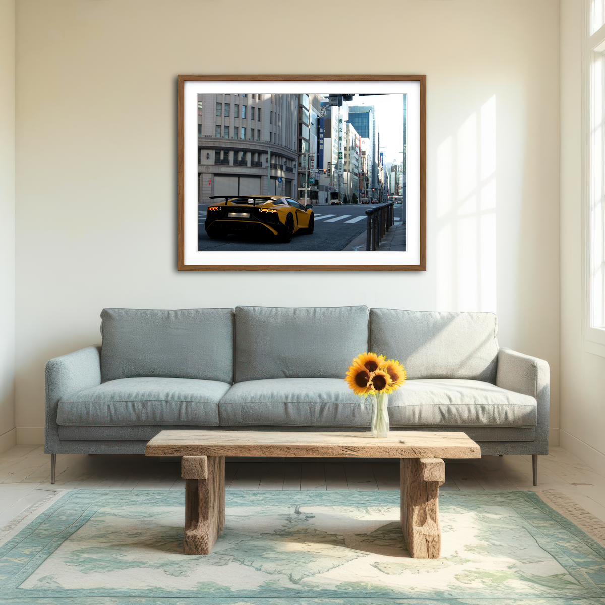 AUTO-MOCKUP ROOM | Boss Fight Wall Art