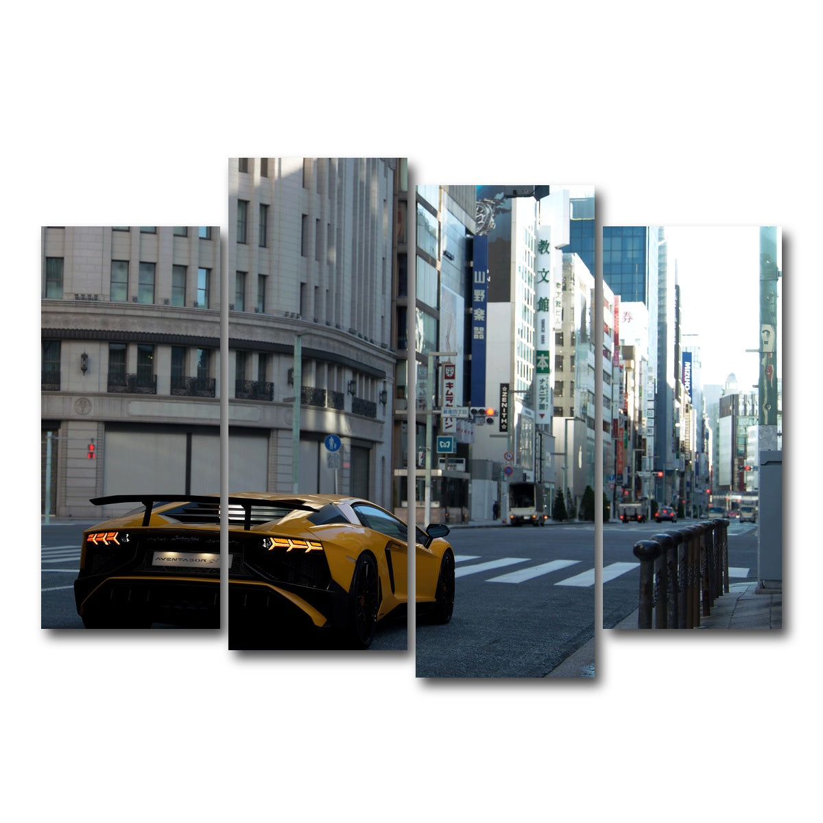 AUTO-MOCKUP WHITE | BOSS FIGHT | 4 Piece | Gallery Wrap Canvas | group=4_normal