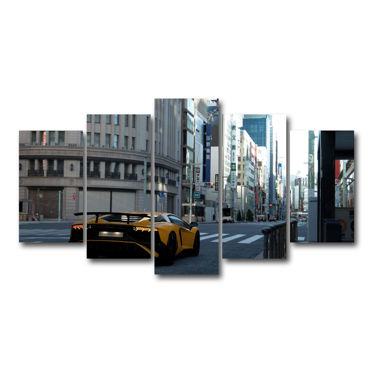 AUTO-MOCKUP WHITE | BOSS FIGHT | 5 Piece | Gallery Wrap Canvas | group=5_normal