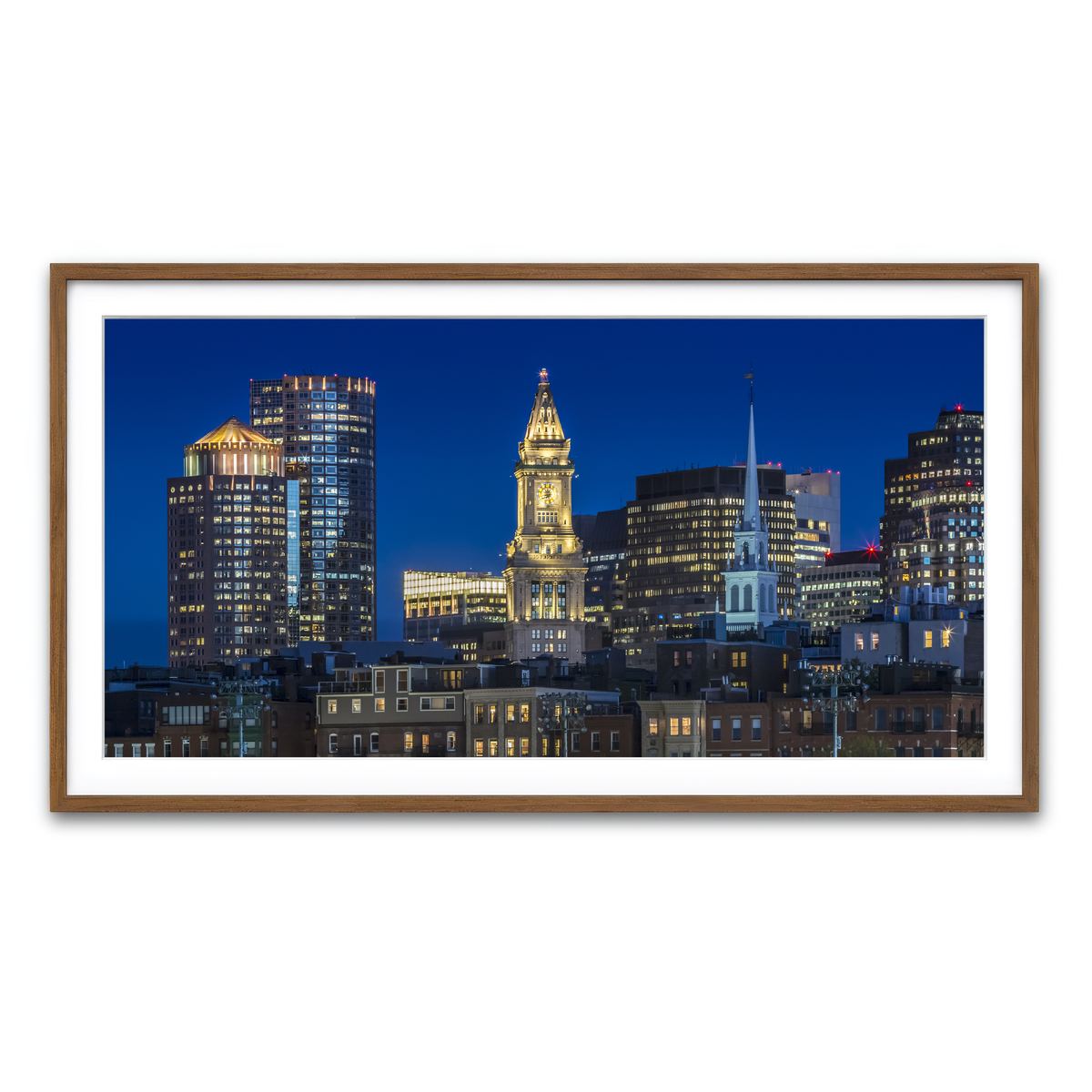 Framed Print 2x1 Walnut