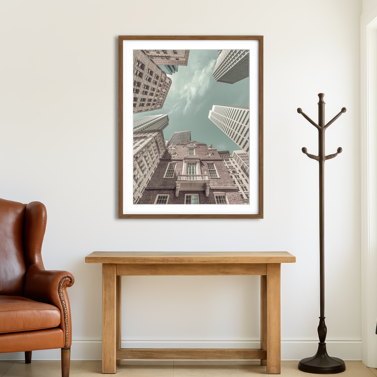 AUTO-MOCKUP ROOM | Boston Old State House Wall Art