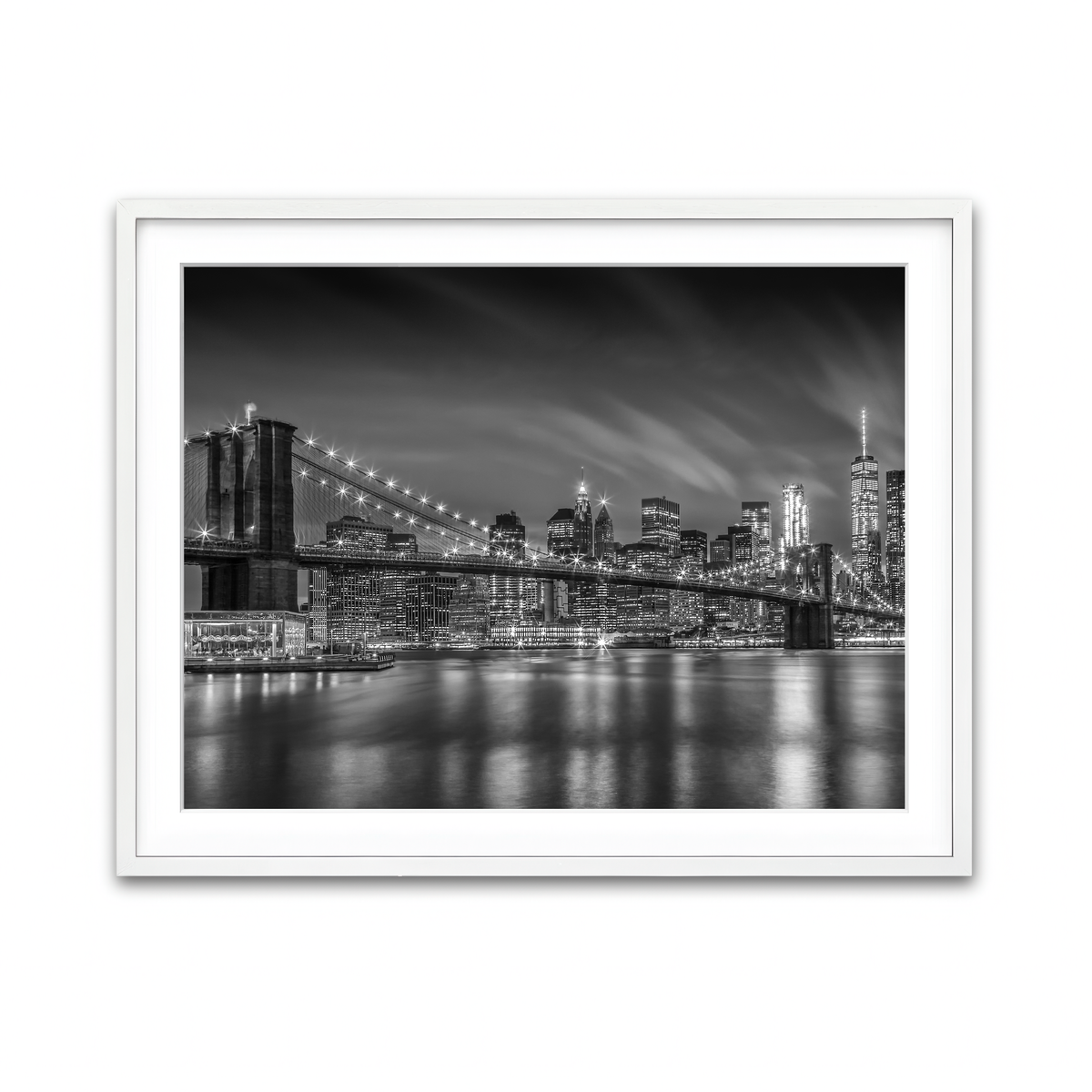 Framed Print 4x3 White