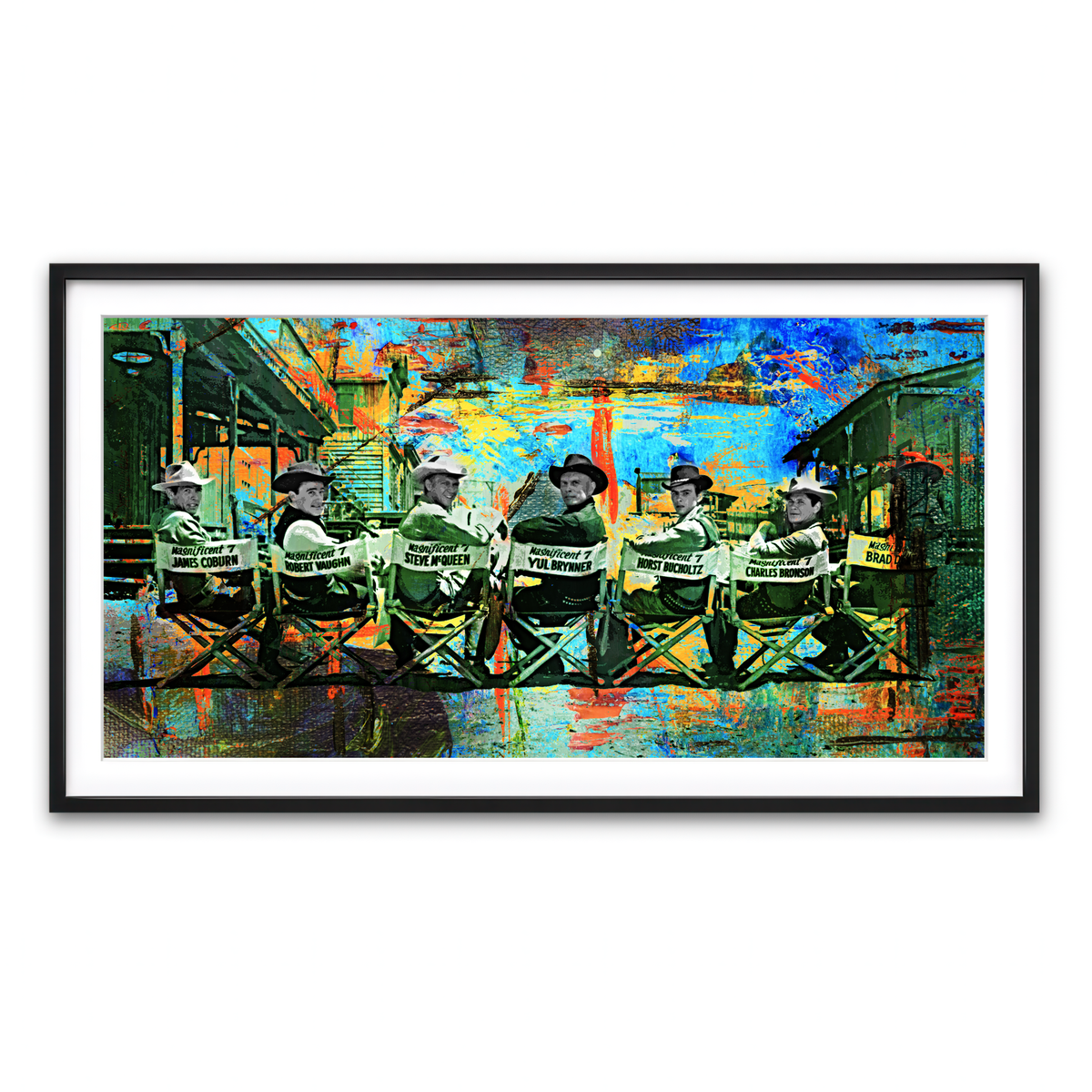 Framed Print 2x1 Black