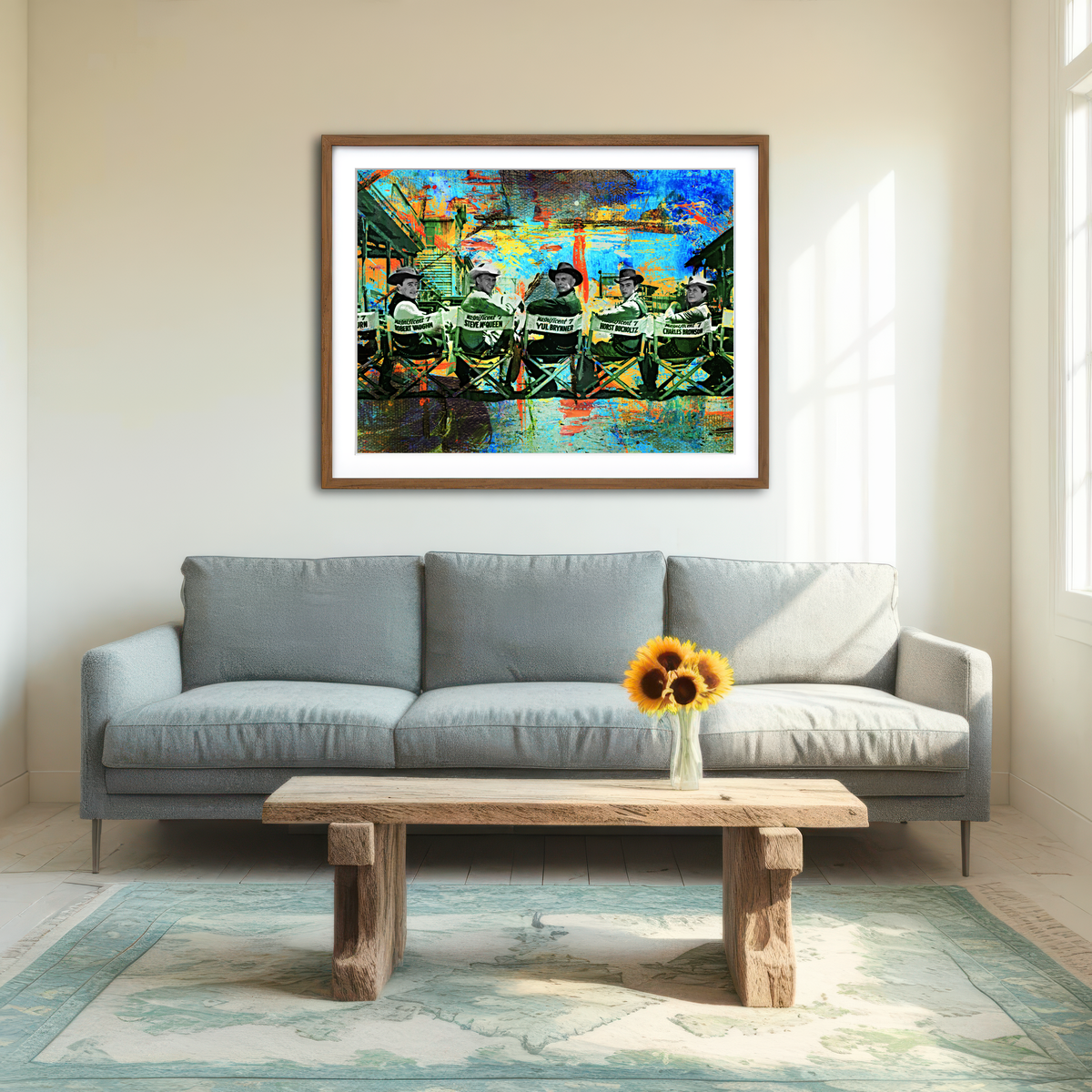 AUTO-MOCKUP ROOM | BTS Magnificent Seven Wall Art