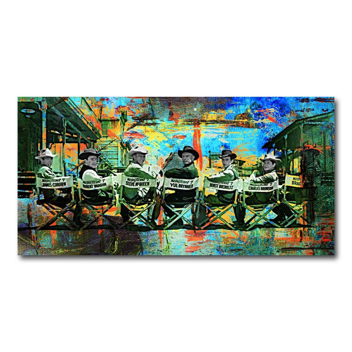 AUTO-MOCKUP WHITE | BTS Magnificent Seven | 1 Piece | Gallery Wrap Canvas | group=2x1
