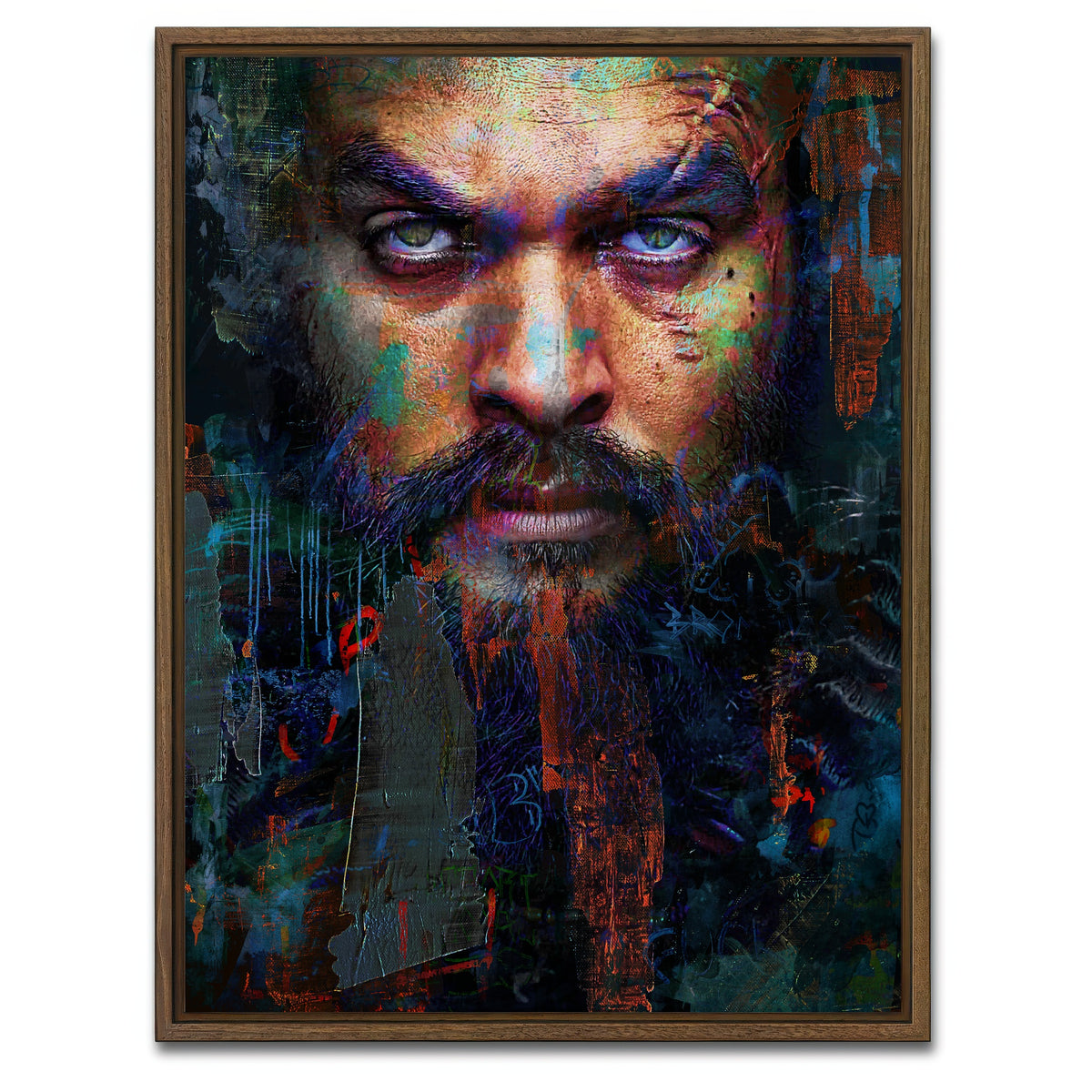 AUTO-MOCKUP WHITE | Baba Voss | 1 Piece | Walnut Framed Canvas | group=3x4