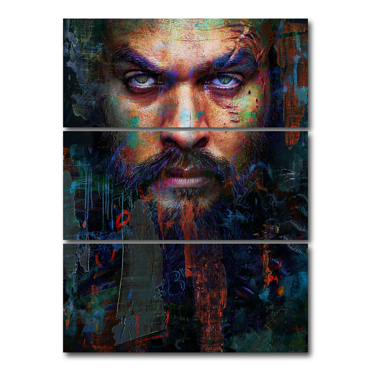 AUTO-MOCKUP WHITE | Baba Voss | 3 Piece | Gallery Wrap Canvas | group=8x18_stacked