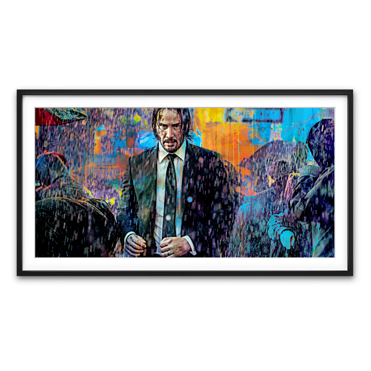 Framed Print 2x1 Black