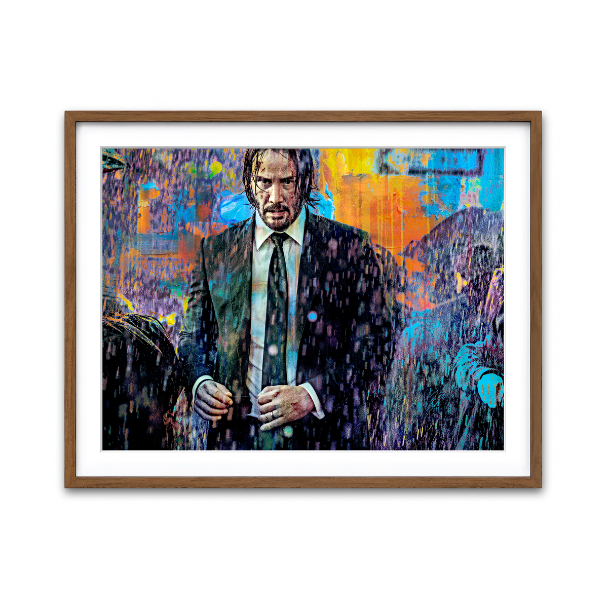 Framed Print 4x3 Walnut