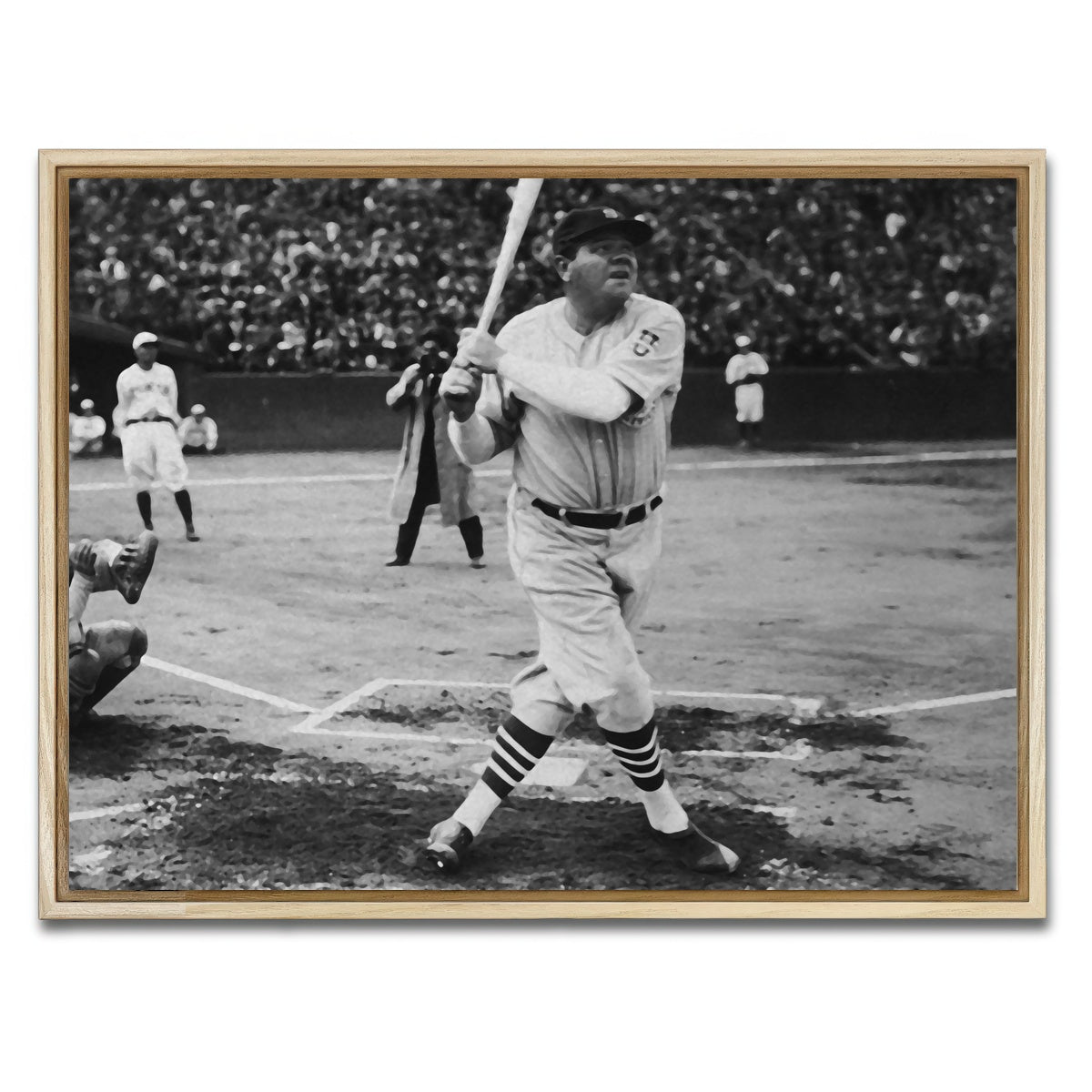 AUTO-MOCKUP WHITE | Babe | 1 Piece | Natural Framed Canvas | group=4x3