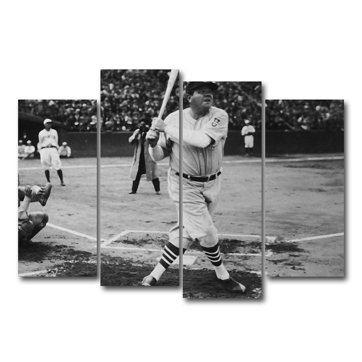 AUTO-MOCKUP WHITE | Babe | 4 Piece | Gallery Wrap Canvas | group=4_normal