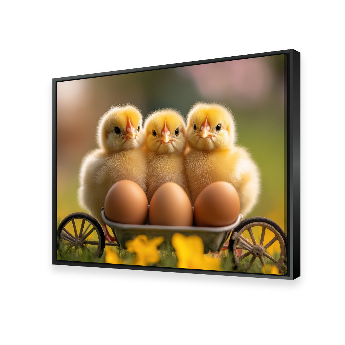 Baby Chicken Eggs Wall Art
