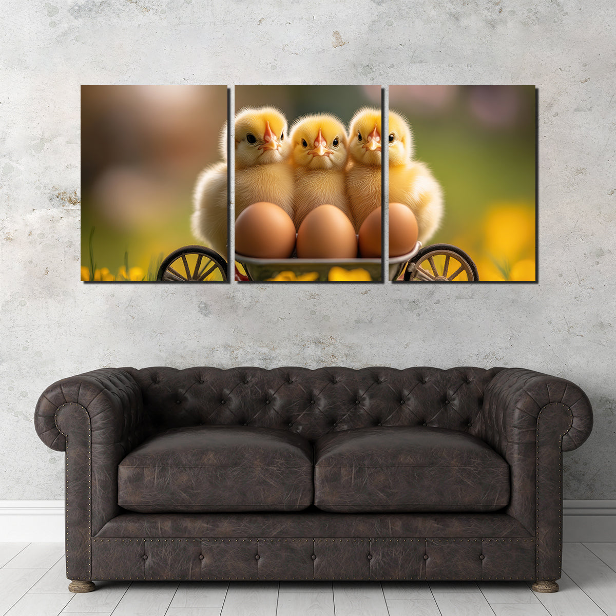 Baby Chicken Eggs Wall Art