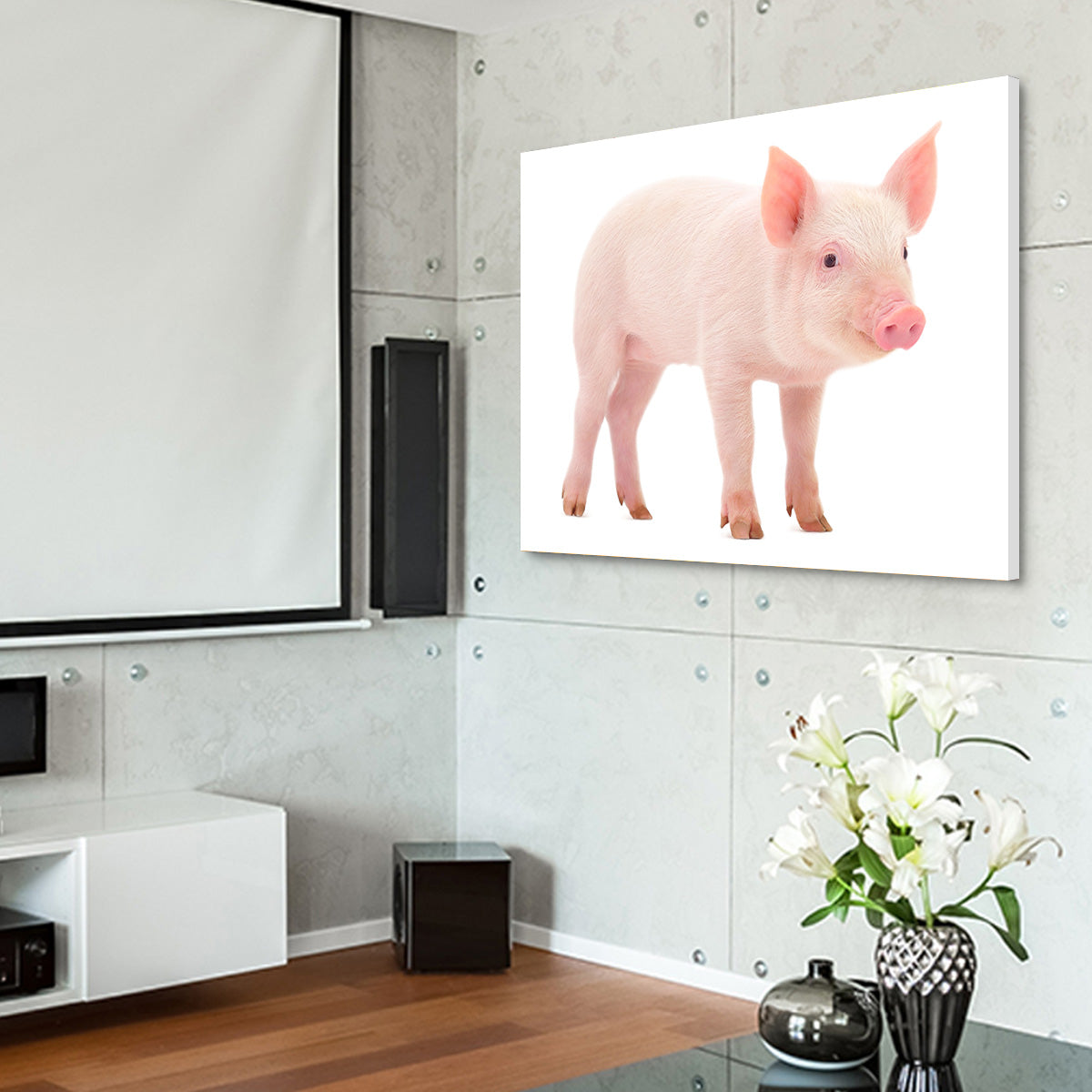 Baby Pig Wall Art
