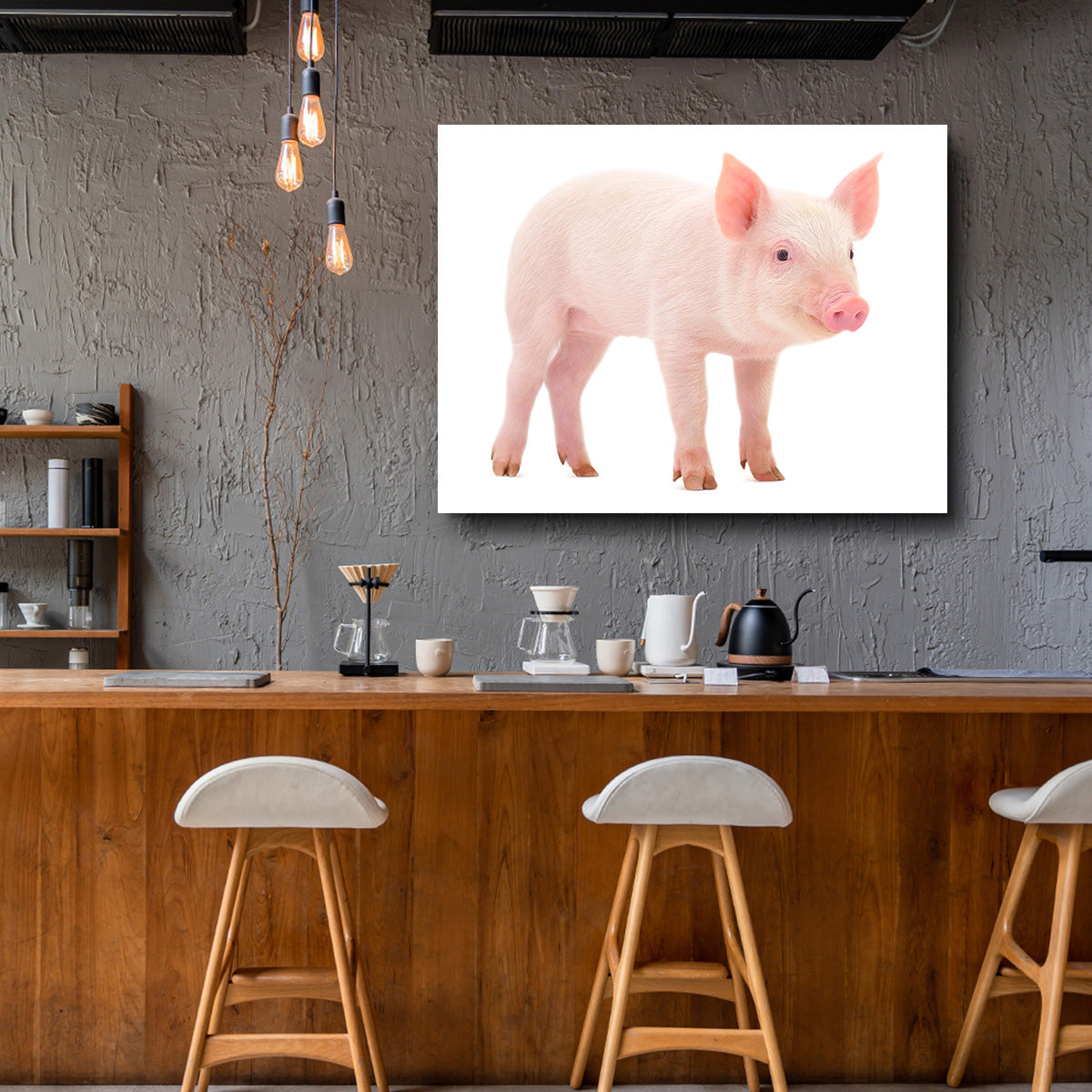 Baby Pig Wall Art