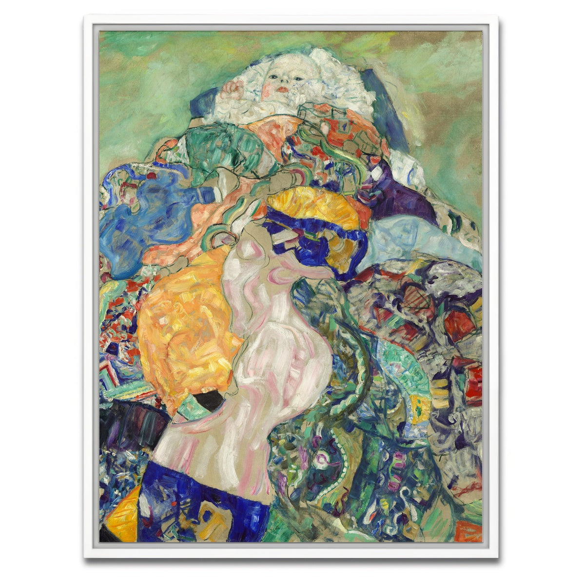 AUTO-MOCKUP WHITE | Baby - Cradle | 1 Piece | White Framed Canvas | group=3x4