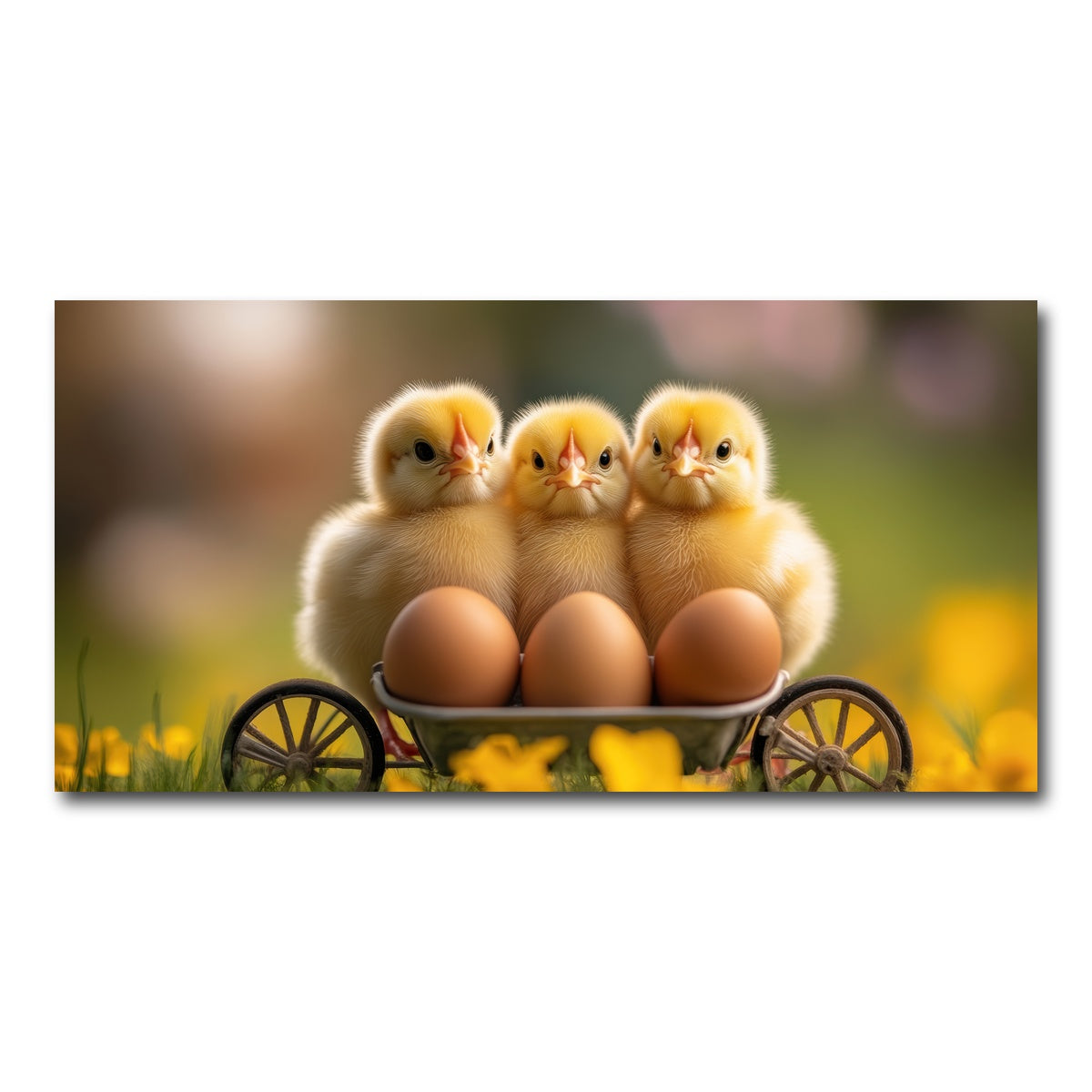 AUTO-MOCKUP WHITE | Baby Chicken Eggs | 1 Piece | Gallery Wrap Canvas | group=2x1
