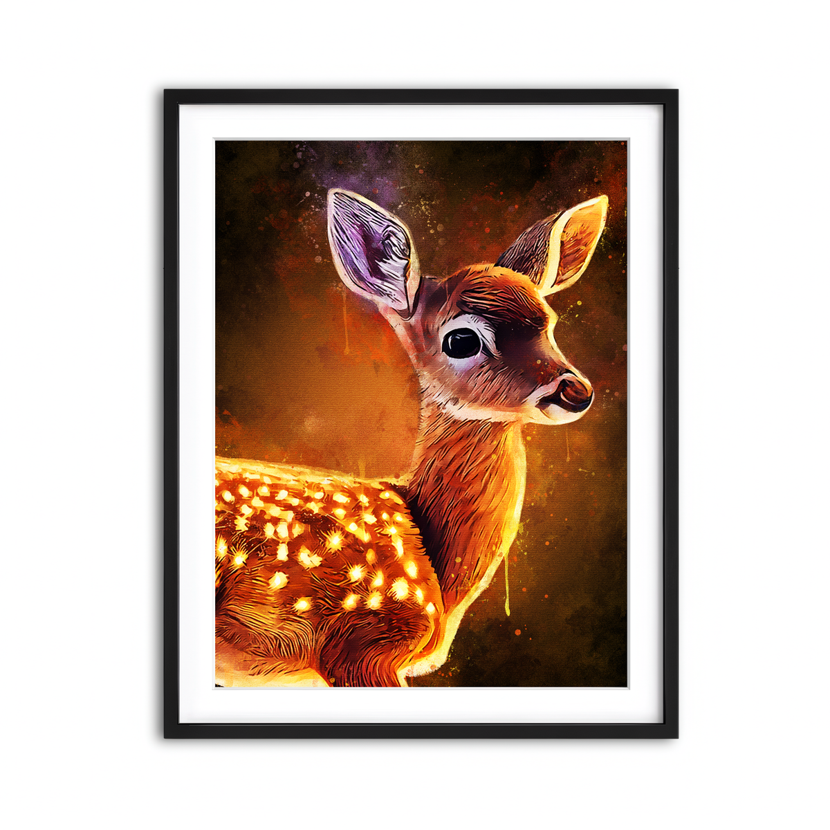 Framed Print 3x4 Black