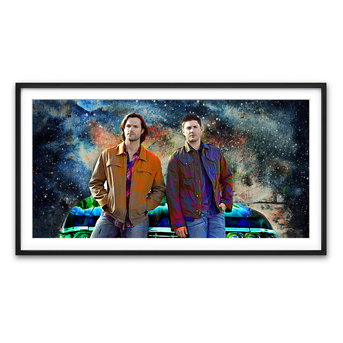 Framed Print 2x1 Black