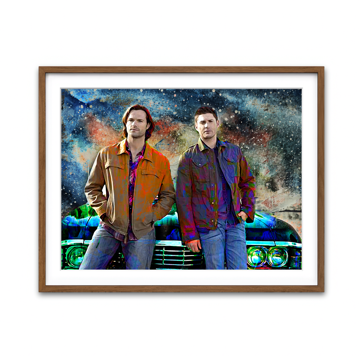 Framed Print 4x3 Walnut