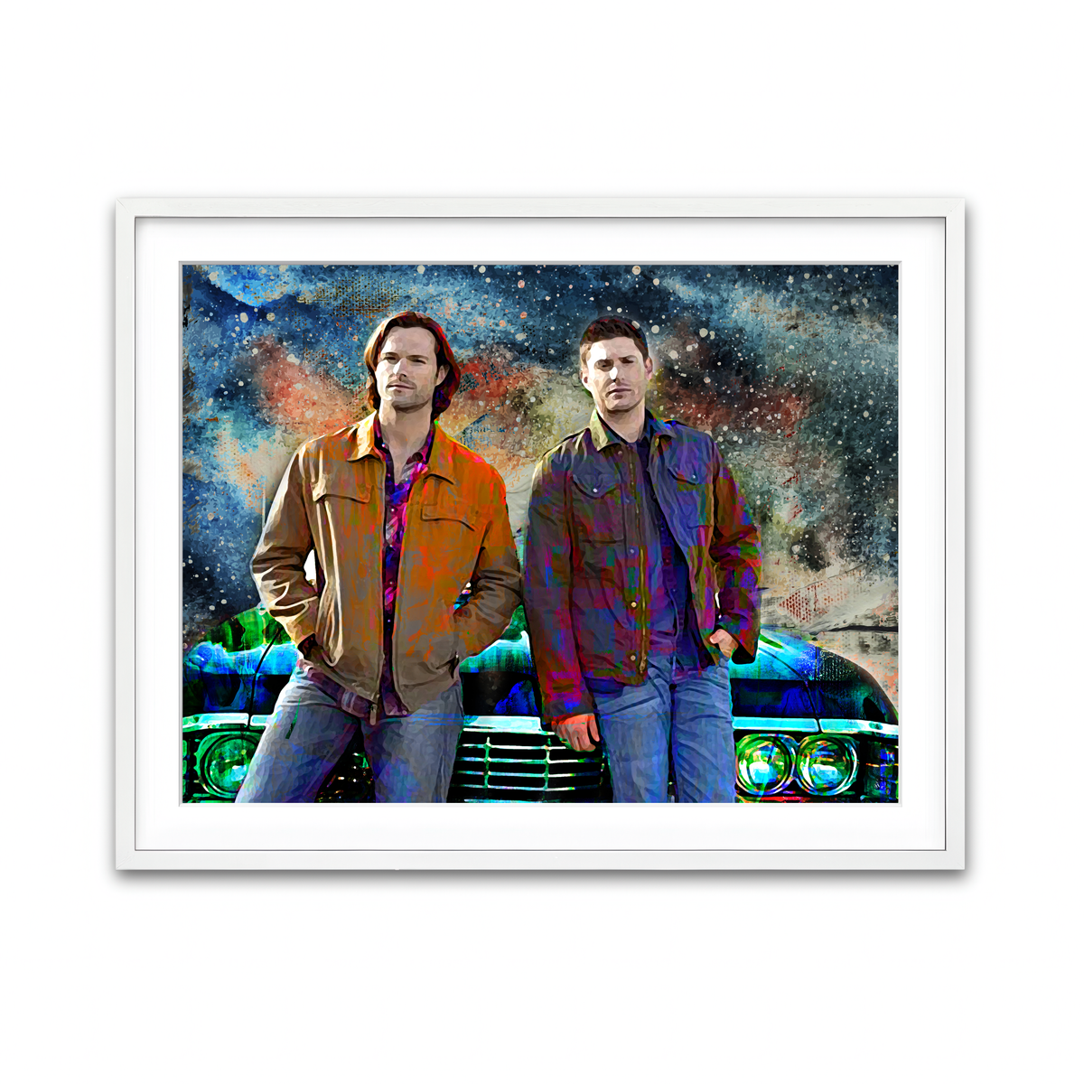 Framed Print 4x3 White