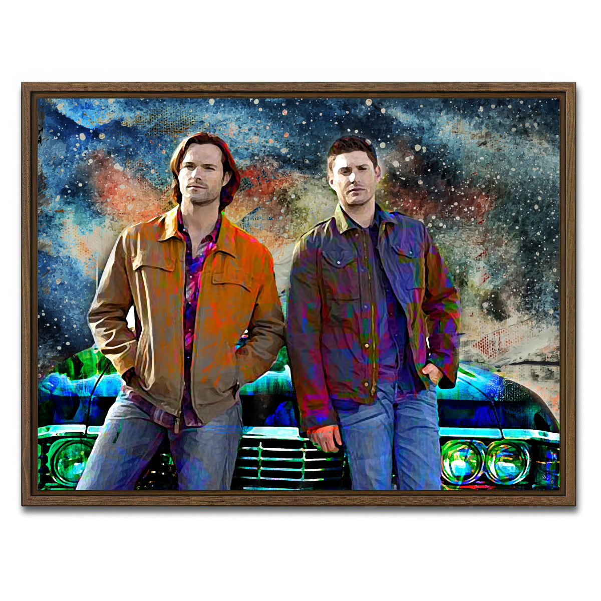 AUTO-MOCKUP WHITE | Baby | 1 Piece | Walnut Framed Canvas | group=4x3