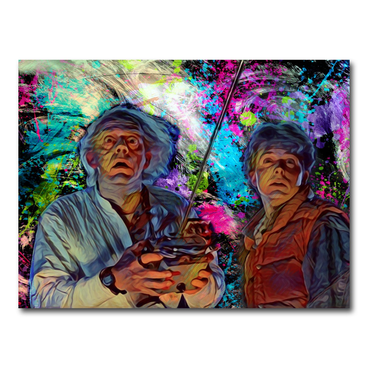 AUTO-MOCKUP WHITE | Back to the future | 1 Piece | Gallery Wrap Canvas | group=4x3