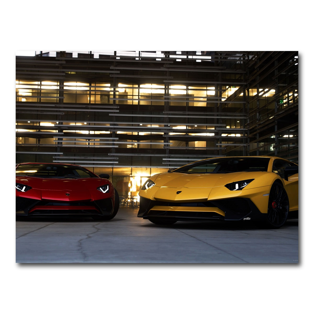 AUTO-MOCKUP WHITE | Bad Boy Combo | 1 Piece | Gallery Wrap Canvas | group=4x3