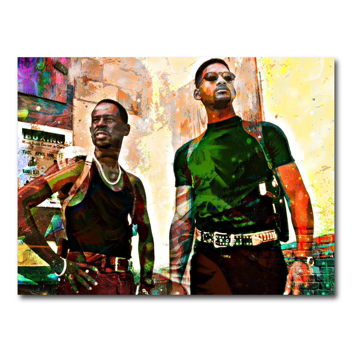 AUTO-MOCKUP WHITE | Bad Boys | 1 Piece | Gallery Wrap Canvas | group=4x3